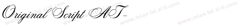 Original Script AT字体转换